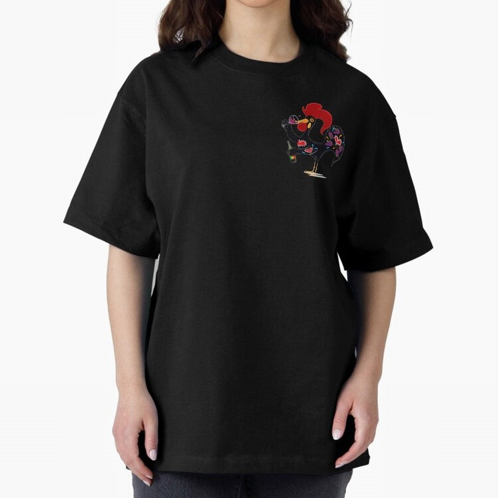 Portuguese Rooster Drinking Wine Oversized T-Shirt Bring Home FIFA World Cup 2026 USA Canada Mexico for Fans of Neymar, Haaland and Cristiano Ronaldo and France, Bringing Worldwide Fan Energy, Dramatic Goals, Stadium Lights and Championship