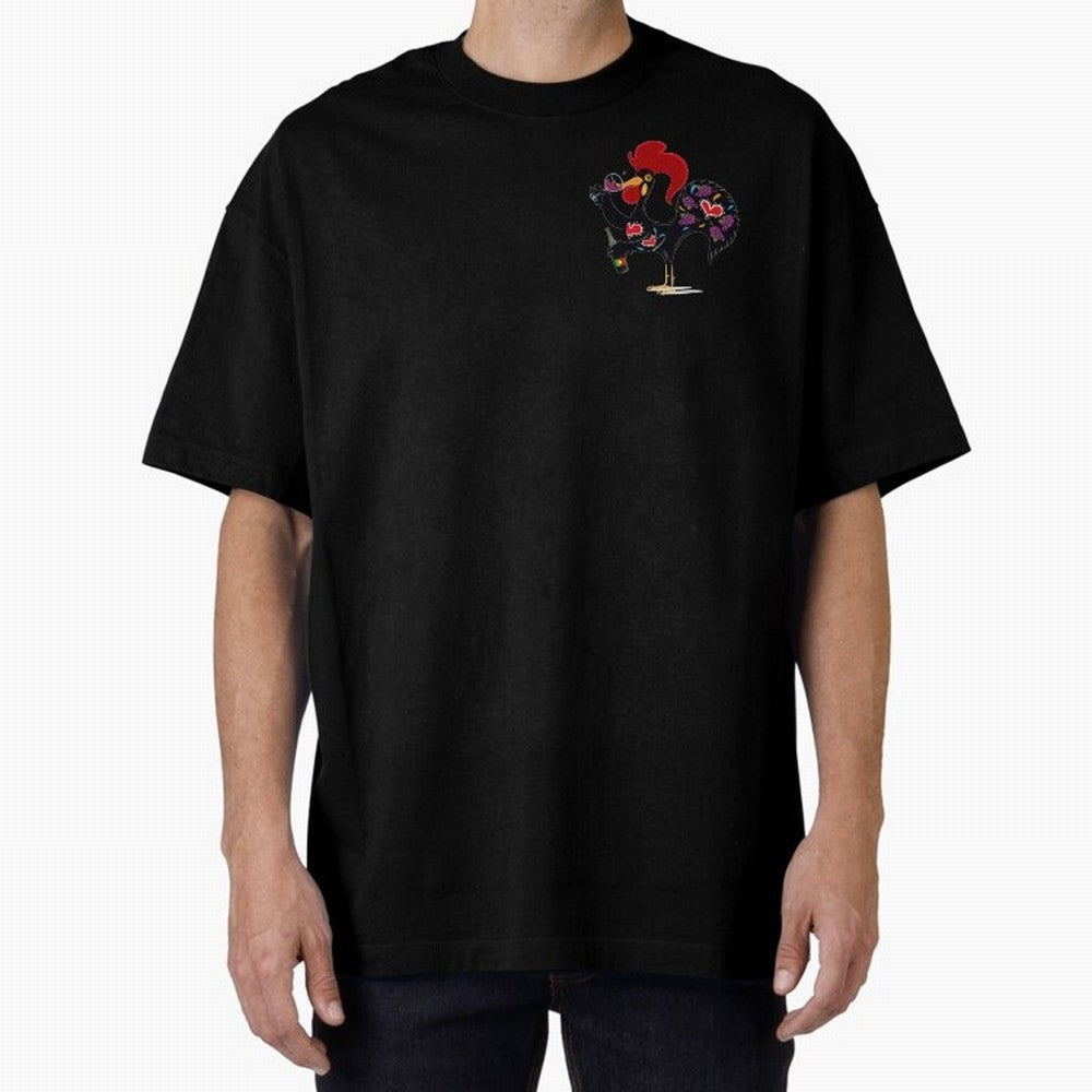 Portuguese Rooster Drinking Wine Oversized T-Shirt Bring Home FIFA World Cup 2026 USA Canada Mexico for Fans of Neymar, Haaland and Cristiano Ronaldo and France, Bringing Worldwide Fan Energy, Dramatic Goals, Stadium Lights and Championship