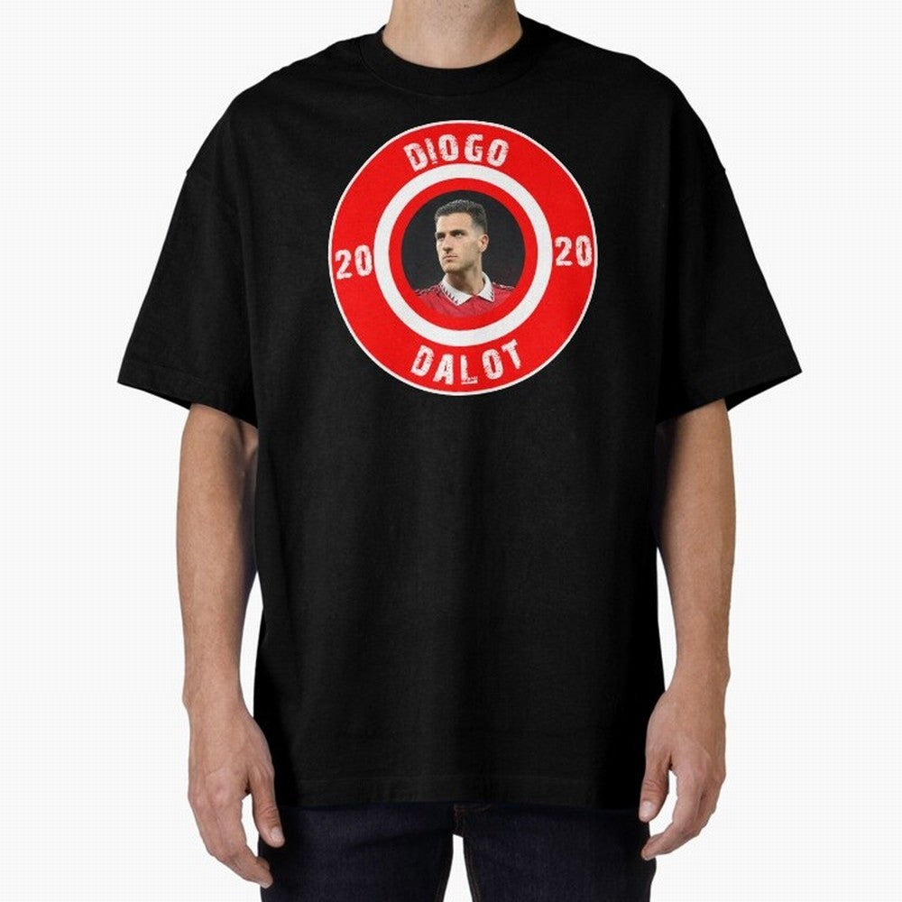 Diogo Dalot Oversized T-Shirt Follow Match Day Hype around FIFA World Cup 2026 Group Stage, Neymar, Haaland and Cristiano Ronaldo, Spain and Netherlands, Championship Spirit, Famous Goals, Roaring Crowds and International Football Unity; Ideal for