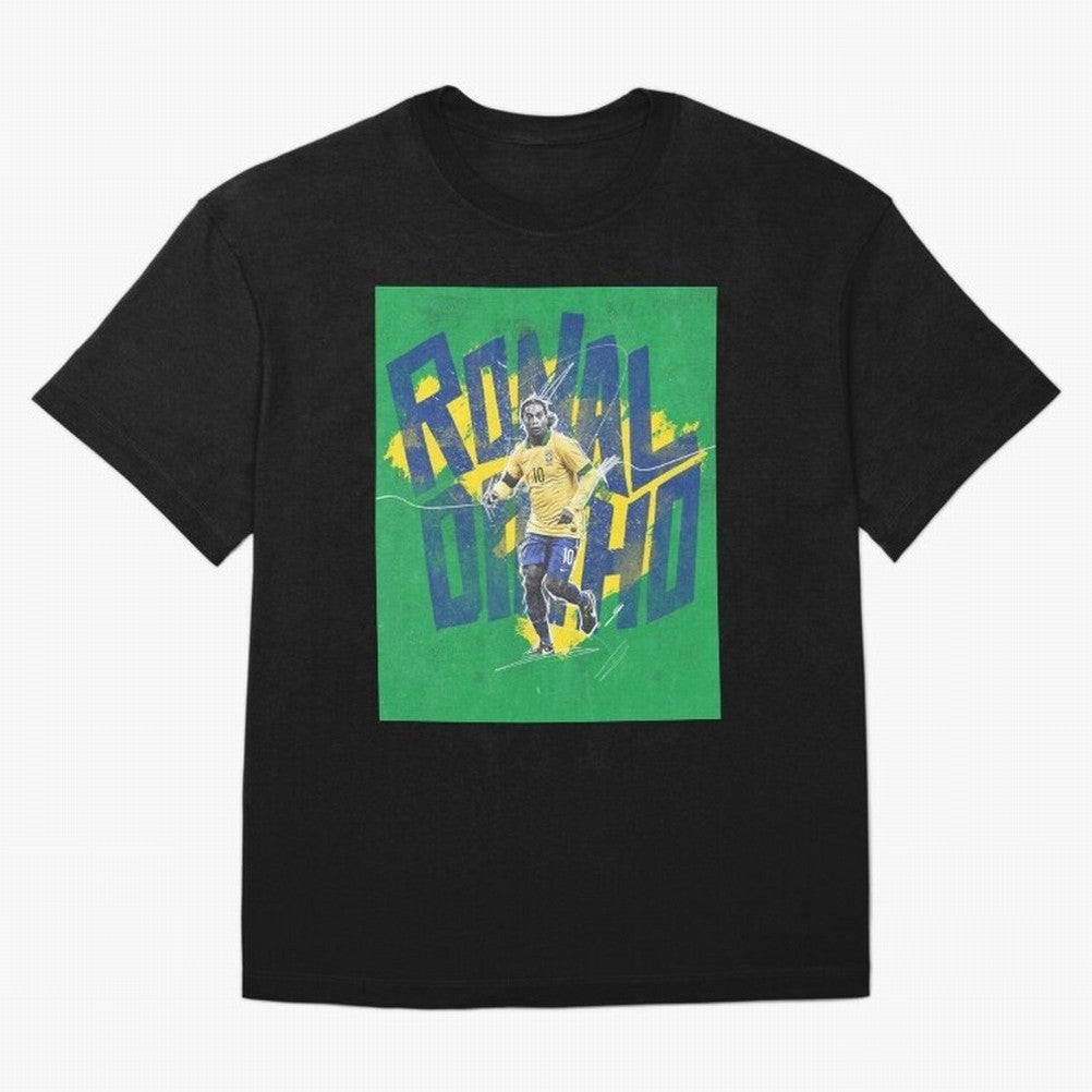 Wallpaper Ronaldinho Art Oversized T-Shirt Bring Match Day Fire to FIFA World Cup 2026 USA Canada Mexico with Cristiano Ronaldo, Haaland and CR7, France and Portugal Energy, Classic Soccer Heritage, Championship Pressure, Fan Loyalty and