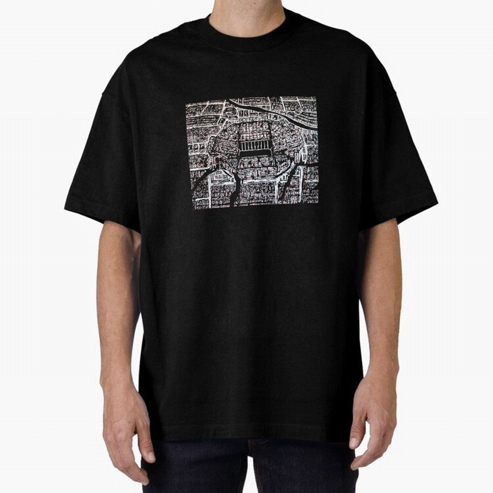 Old Trafford Oversized T-Shirt Bring Trophy Dreams to Match Day Hype around FIFA World Cup 2026, Messi and Cristiano Ronaldo, France and Portugal, Vintage Soccer Flavor, Modern Football Stars, National Flags and Final Night Emotion; Ideal for