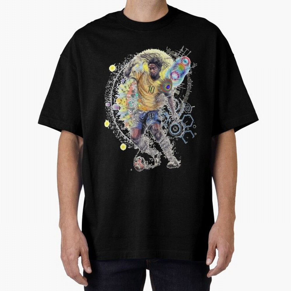 Ronaldin Football Player Oversized T-Shirt Follow the Final Road of Match Day Hype around FIFA World Cup 2026, Cristiano Ronaldo, Haaland and CR7, Netherlands, Sports Nostalgia, International Competition, Famous Players and Unforgettable Victories;