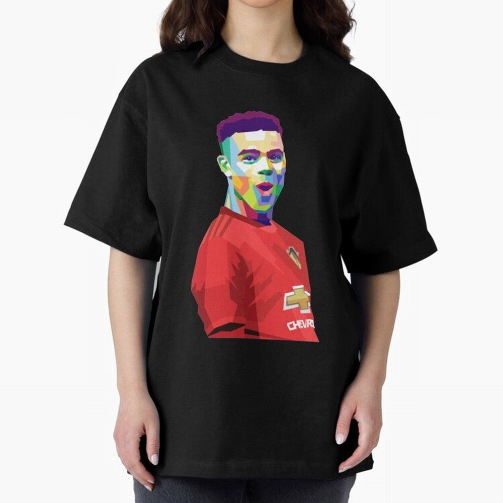 Mason Greenwood Oversized T-Shirt Feel International Energy from Global Football Passion for FIFA World Cup 2026 USA Canada Mexico, Made for Messi, Neymar and Mbappe, Argentina, Goal Celebration Energy, Supporter Heritage, Football Icons and