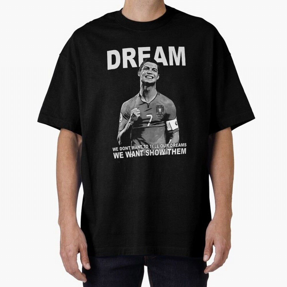 christiano ronaldo Oversized T-Shirt Cheer for Global Football Passion for FIFA World Cup 2026, Centered on Neymar, Haaland and Cristiano Ronaldo, Argentina and Brazil, Match Day Excitement, Supporter Culture, Golden Goals and Global Football