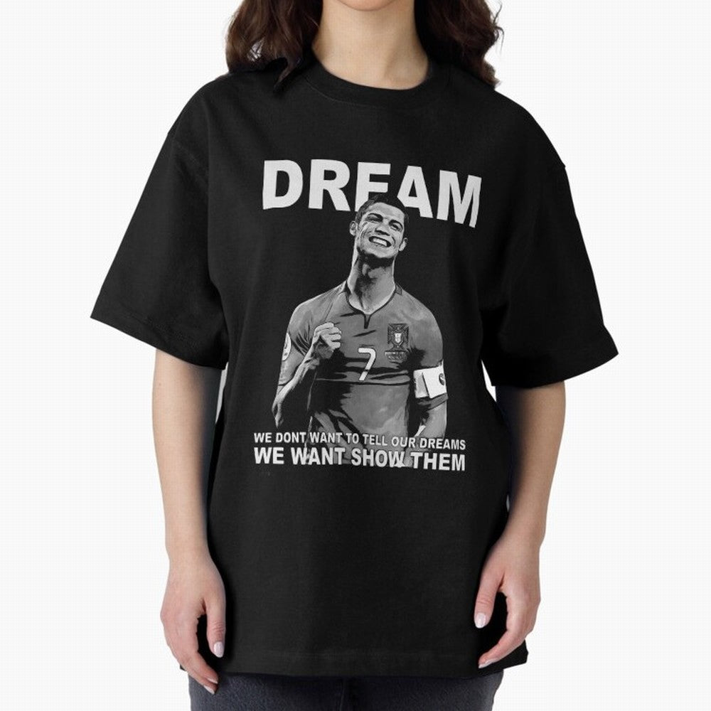 christiano ronaldo Oversized T-Shirt Cheer for Global Football Passion for FIFA World Cup 2026, Centered on Neymar, Haaland and Cristiano Ronaldo, Argentina and Brazil, Match Day Excitement, Supporter Culture, Golden Goals and Global Football
