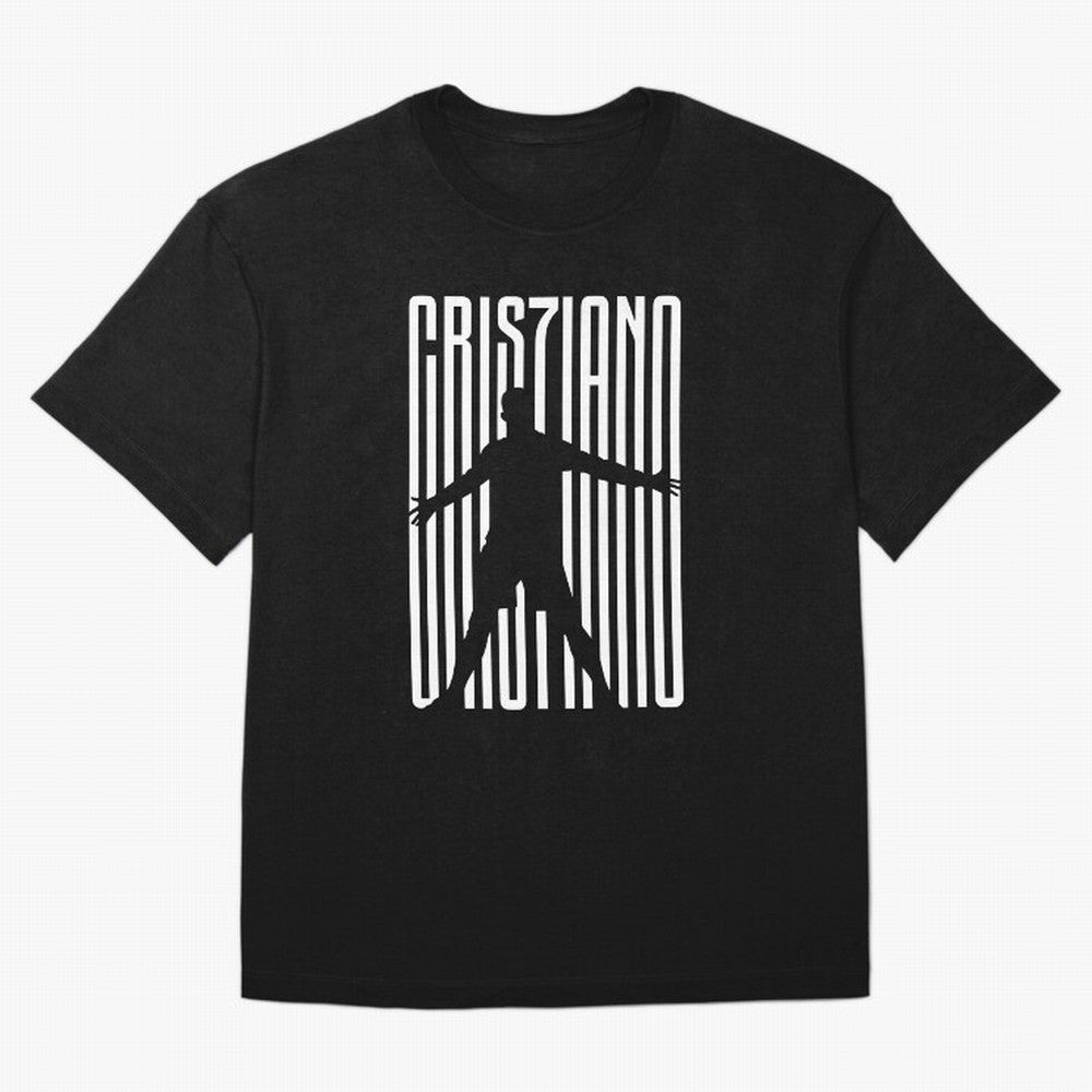 Christiano Ronaldo Icon black Jersey 2023 Oversized T-Shirt Celebrate Soccer Greatness during FIFA World Cup 2026 USA Canada Mexico Connected to Cristiano Ronaldo, Haaland and CR7, Argentina and Brazil Energy, Worldwide Fan Energy, Dramatic Goals,