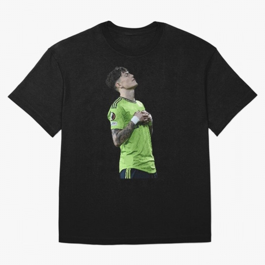 Garnacho Inner Peace Celebration Oversized T-Shirt Make Memories around the FIFA World Cup 2026 Group Stage Journey through Haaland and Mbappe Highlights, England, France and Netherlands Pride, Championship Spirit, Famous Goals, Roaring Crowds and