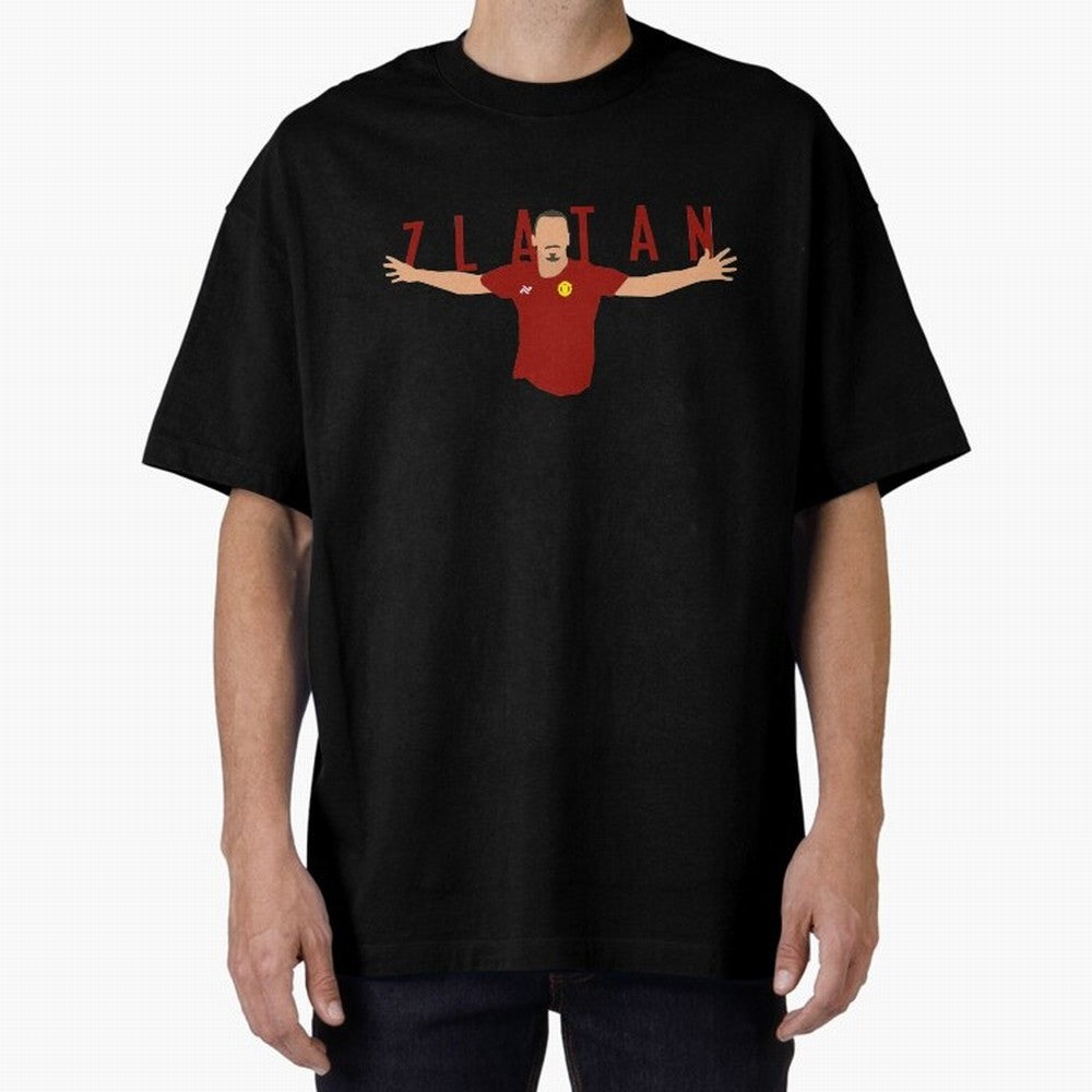 Zlatan Oversized T-Shirt Back the Journey through FIFA World Cup 2026 USA Canada Mexico Inspired by Haaland, Germany Energy, Global Supporter Spirit, Legendary Goals, National Colors and Tournament Celebration; Great for Supporters Who Love