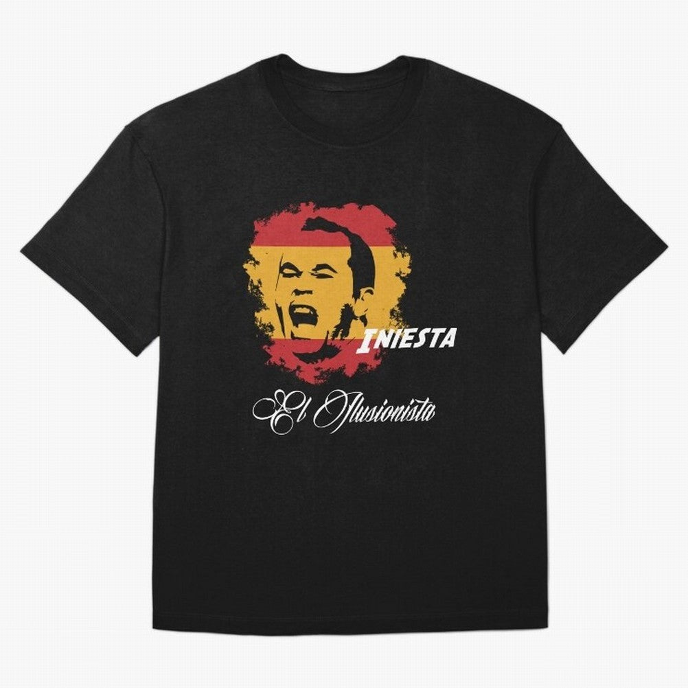 Spain Andres Iniesta Football World Cup 2014 Oversized T-Shirt Honor the Football Icons of the FIFA World Cup 2026 USA Canada Mexico Journey through Messi Highlights, Brazil Pride, Stadium Chants, National Pride, Trophy Dreams and Unforgettable