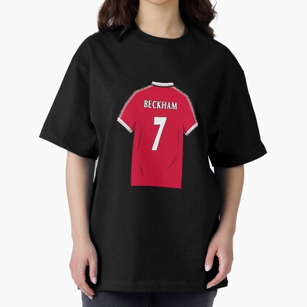 David Beckham 1999 Jersey Oversized T-Shirt Fuel Your Fan Pride for Match Day Hype around FIFA World Cup 2026 Group Stage, Cristiano Ronaldo, Argentina and Brazil, Worldwide Fan Energy, Dramatic Goals, Stadium Lights and Championship Celebrations;