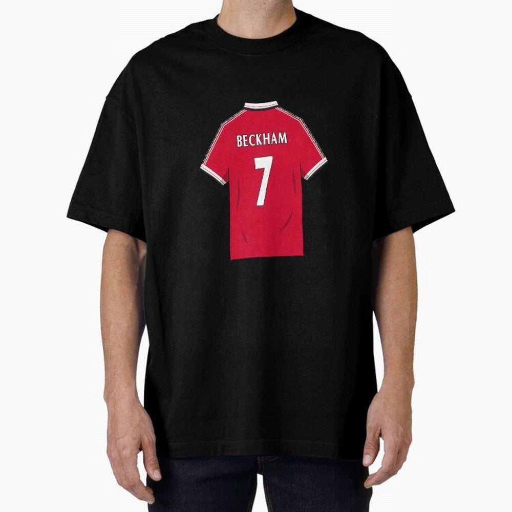 David Beckham 1999 Jersey Oversized T-Shirt Fuel Your Fan Pride for Match Day Hype around FIFA World Cup 2026 Group Stage, Cristiano Ronaldo, Argentina and Brazil, Worldwide Fan Energy, Dramatic Goals, Stadium Lights and Championship Celebrations;