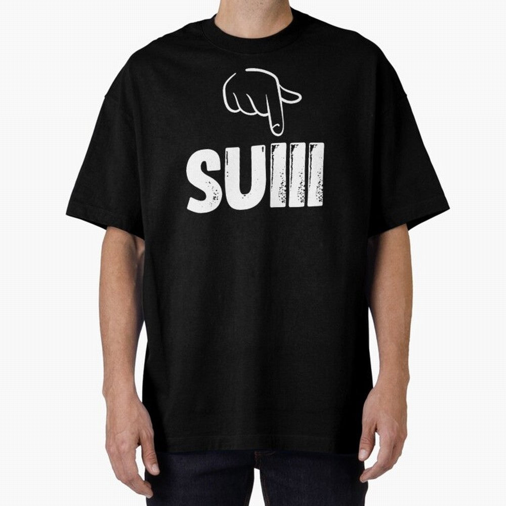 say suiiiii Oversized T-Shirt Celebrate the Stars of the FIFA World Cup 2026 Group Stage Journey through Mbappe and Neymar Highlights, Argentina and Brazil Pride, Tournament Hype, Historic Matchups, Family Viewing Parties and Global Sports Pride;
