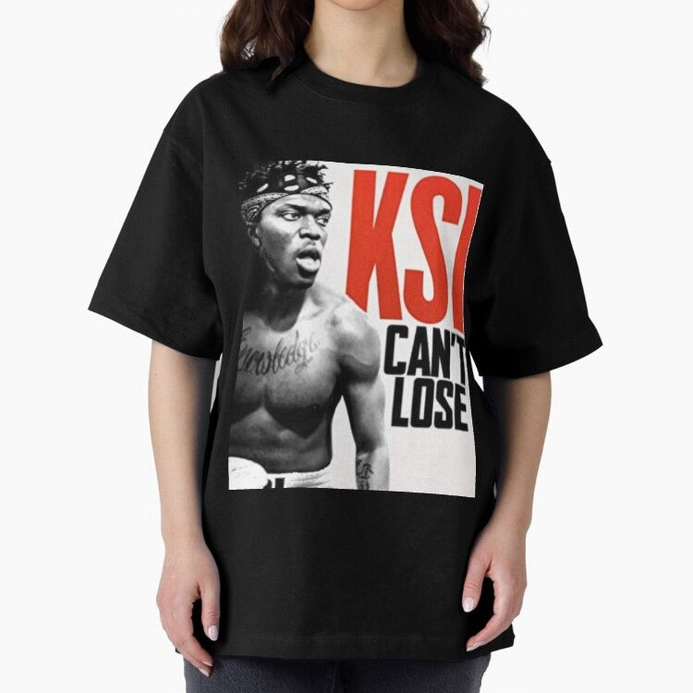 ksi Oversized T-Shirt Support Global Football Passion for FIFA World Cup 2026, Driven by Haaland and Mbappe, Argentina, France and Brazil, Soccer Culture, Superstar Moments, National Team Dreams and Competitive Fire; Made for Collectors Who Enjoy