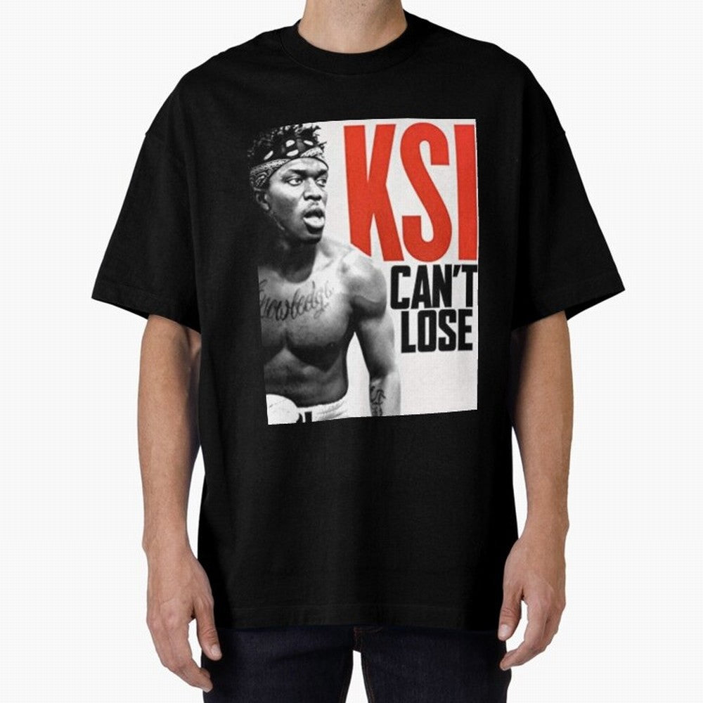 ksi Oversized T-Shirt Support Global Football Passion for FIFA World Cup 2026, Driven by Haaland and Mbappe, Argentina, France and Brazil, Soccer Culture, Superstar Moments, National Team Dreams and Competitive Fire; Made for Collectors Who Enjoy
