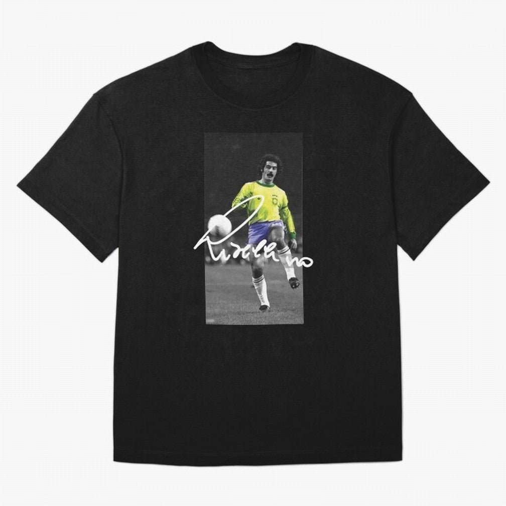 Rivelino FOOTBALL LEGENDS Oversized T-Shirt Celebrate Fan Favorites in FIFA World Cup 2026 Inspired by Haaland and Mbappe, Brazil, Portugal and Argentina Energy, Football History, Final Match Energy, Crowd Noise and Once in a Lifetime Moments;