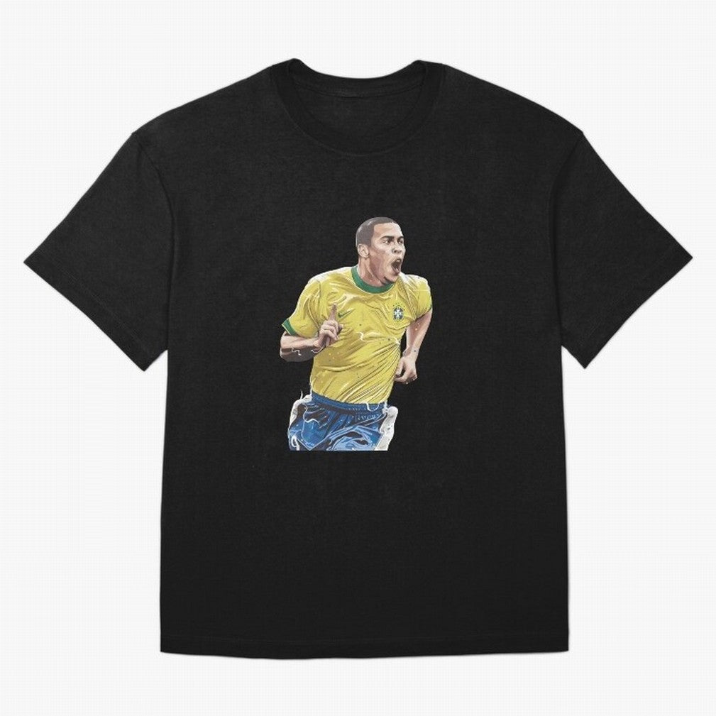 R9, El Grande Ronaldo Nazario Oversized T-Shirt Follow Global Football Passion for FIFA World Cup 2026, Featuring Messi, Neymar and Mbappe, Brazil, Portugal and Argentina, Football Passion, Legendary Performances, Festival Vibes and Supporter