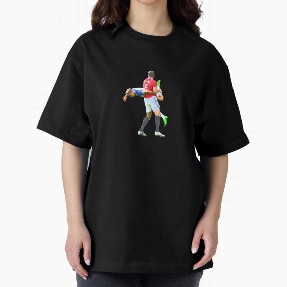Harry Maguire meme Oversized T-Shirt Showcase Global Football Passion for FIFA World Cup 2026 USA Canada Mexico, Capturing Messi, CR7 and Mbappe, France and Portugal, Global Supporter Spirit, Legendary Goals, National Colors and Tournament