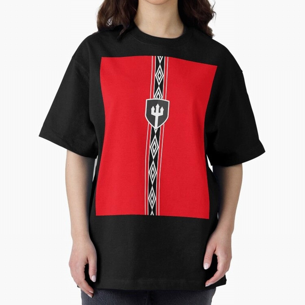 Unofficial Manchester United Treble Winning Jersey Oversized T-Shirt Bring a Vintage Feel to Global Football Passion for FIFA World Cup 2026 Group Stage, Driven by Mbappe and Neymar, Argentina and Brazil, Championship Spirit, Famous Goals, Roaring