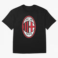 milan black n red Oversized T-Shirt Show Up for the Glory of FIFA World Cup 2026 USA Canada Mexico Spirit, Inspired by Portugal, Haaland, Retro Football Energy, Iconic Rivalries, Trophy Chase Drama and Stadium Atmosphere; Perfect for Supporters Who
