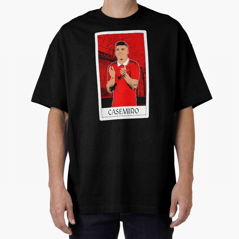 Casemiro Oversized T-Shirt Live the Energy of FIFA World Cup 2026 Spirit, Celebrating Brazil, Portugal and Argentina, CR7, Football Passion, Legendary Performances, Festival Vibes and Supporter Community; Ideal for Passionate Fans Who Love Underdog