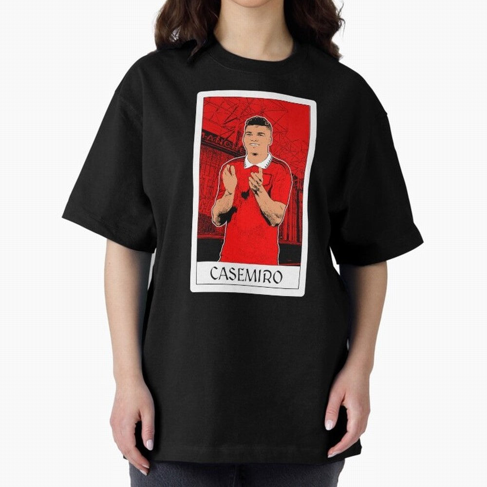 Casemiro Oversized T-Shirt Live the Energy of FIFA World Cup 2026 Spirit, Celebrating Brazil, Portugal and Argentina, CR7, Football Passion, Legendary Performances, Festival Vibes and Supporter Community; Ideal for Passionate Fans Who Love Underdog