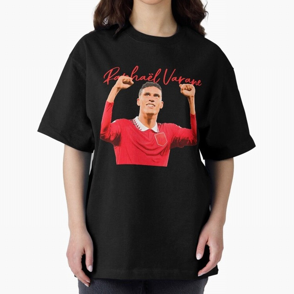 Rafael Varane Oversized T-Shirt Feel the Heartbeat of FIFA World Cup 2026 Group Stage Celebrating Mbappe, Spain and Netherlands Energy, Worldwide Fan Energy, Dramatic Goals, Stadium Lights and Championship Celebrations; Made for Collectors Who
