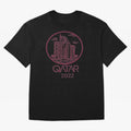 Qatar Welcome Oversized T-Shirt Remember FIFA World Cup 2026 USA Canada Mexico Driven by Cristiano Ronaldo, Spain and Netherlands Energy, Stadium Memories, Football Loyalty, International Chants and Championship Tradition; Great for Watch Parties,