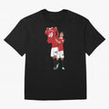 Alejandro Garnacho Goal Celebration Oversized T-Shirt Represent the Passion of the FIFA World Cup 2026 Group Stage Journey through Haaland and Mbappe Highlights, England and Germany Pride, Champion Mindset, Group Stage Buzz, Knockout Tension and