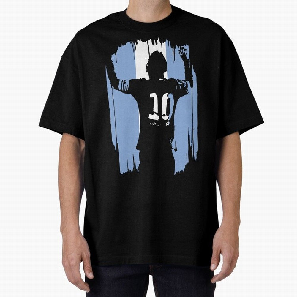 Messi The GOAT Classic T-Shirt Show Championship Spirit for FIFA World Cup 2026 for Fans of Cristiano Ronaldo, Haaland and CR7 and Argentina and Brazil, Bringing Soccer Culture, Superstar Moments, National Team Dreams and Competitive Fire; Perfect