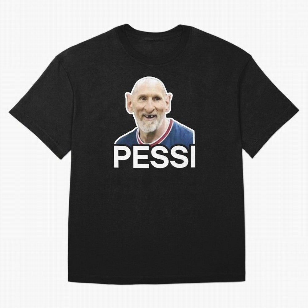 PESSI MEME Classic T-Shirt Experience FIFA World Cup 2026 Group Stage Driven by Messi and Cristiano Ronaldo, Portugal, Spain and Germany Energy, Supporter Pride, Iconic Celebrations, Legendary Names and Global Match Day Energy; Made for Collectors