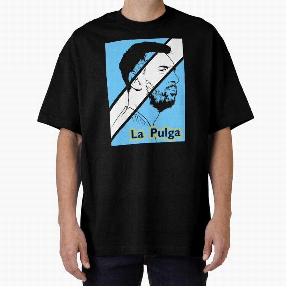L Messi - Iconic Oversized T-Shirt Show Your Love for Global Football Passion for FIFA World Cup 2026 Group Stage, Celebrating CR7 and Messi, Brazil, Fan Favorite Moments, National Team Passion, Big Match Drama and Soccer History; Perfect for
