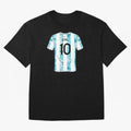 Jersey Illustration LeoMessi Classic T-Shirt Celebrate Classic Football Spirit in FIFA World Cup 2026 Group Stage Inspired by Neymar, Haaland and Cristiano Ronaldo, England, France and Netherlands Energy, Retro Football Energy, Iconic Rivalries,