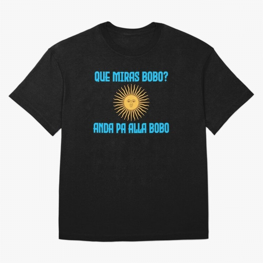 Que Miras Bobo Messi Argentina Flag Classic T-Shirt Follow the Final Road of Global Football Passion for FIFA World Cup 2026, Capturing Cristiano Ronaldo, Haaland and CR7, Brazil, Match Day Excitement, Supporter Culture, Golden Goals and Global