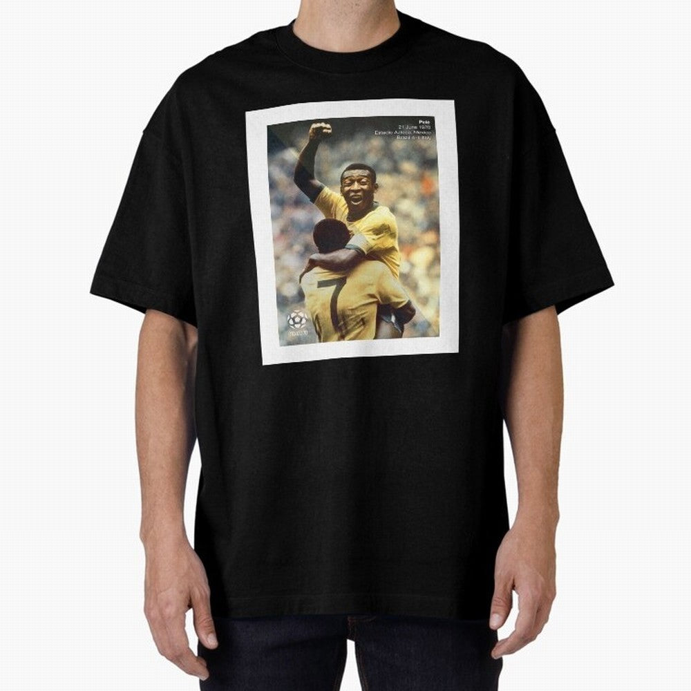 Pele Classic T-Shirt Show Your Love for Match Day Hype around FIFA World Cup 2026, Haaland and Mbappe, Brazil, Football History, Final Match Energy, Crowd Noise and Once in a Lifetime Moments; Ideal for Passionate Fans Who Love Underdog Stories,