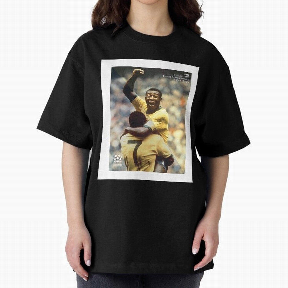Pele Classic T-Shirt Show Your Love for Match Day Hype around FIFA World Cup 2026, Haaland and Mbappe, Brazil, Football History, Final Match Energy, Crowd Noise and Once in a Lifetime Moments; Ideal for Passionate Fans Who Love Underdog Stories,