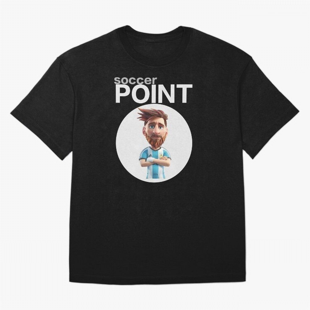 soccer POINT Oversized T-Shirt Remember Global Football Passion for FIFA World Cup 2026, Built around CR7 and Messi, England and Germany, Worldwide Fan Energy, Dramatic Goals, Stadium Lights and Championship Celebrations; Perfect for Supporters Who