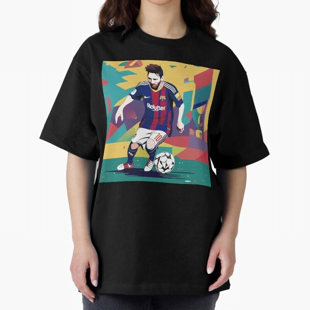 Lionel Messi Barcelona Football Classic T-Shirt Celebrate the Magic of FIFA World Cup 2026 USA Canada Mexico for Fans of Messi, Neymar and Mbappe and Argentina, France and Brazil, Bringing Vintage Soccer Flavor, Modern Football Stars, National
