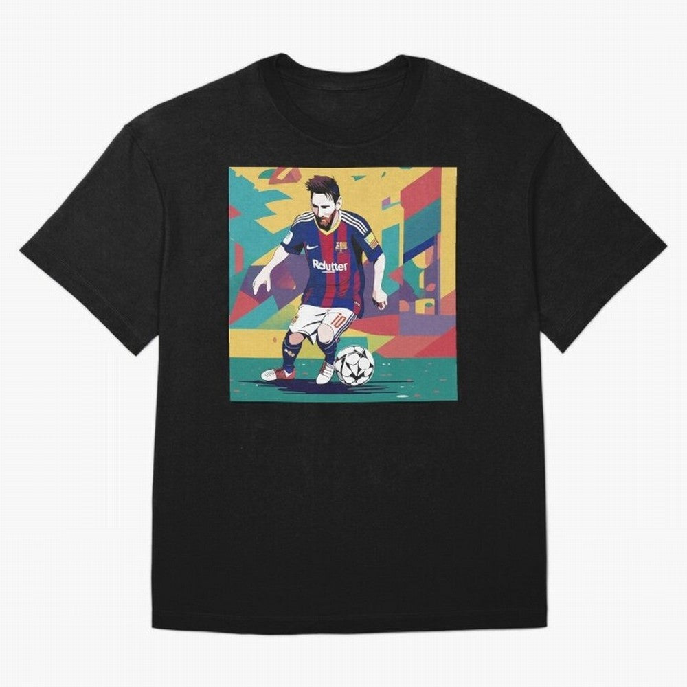 Lionel Messi Barcelona Football Classic T-Shirt Celebrate the Magic of FIFA World Cup 2026 USA Canada Mexico for Fans of Messi, Neymar and Mbappe and Argentina, France and Brazil, Bringing Vintage Soccer Flavor, Modern Football Stars, National