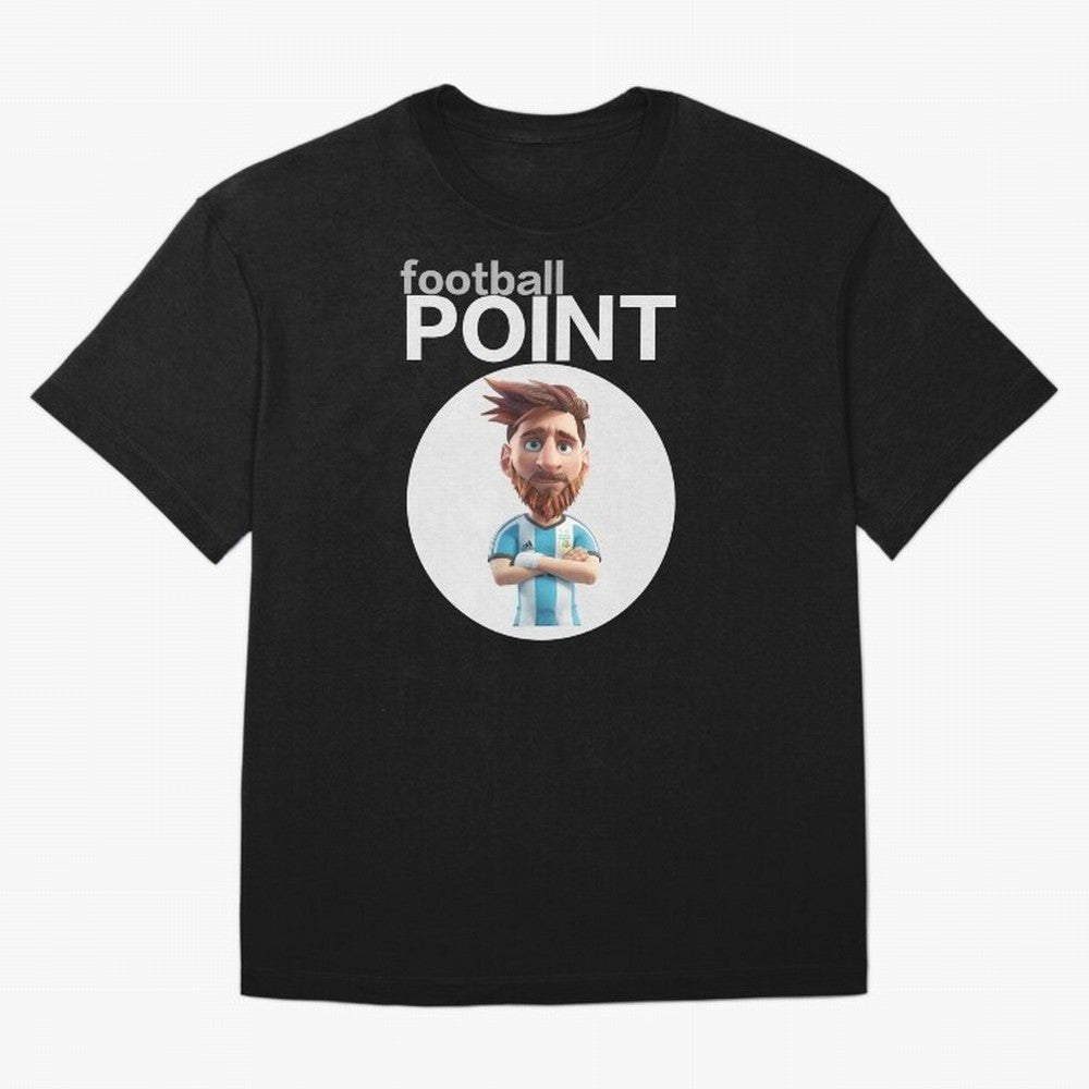football POINT Oversized T-Shirt Celebrate Classic Football Spirit in FIFA World Cup 2026 for Fans of Messi, Neymar and Mbappe and Netherlands, Bringing Match Day Excitement, Supporter Culture, Golden Goals and Global Football Passion; Made for Die