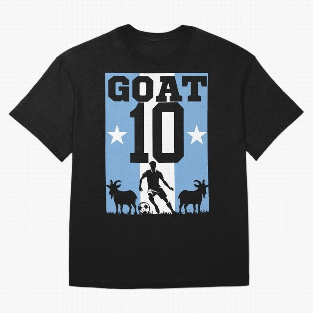 The Goat 10 Argentina World Cup 2026 Classic T-Shirt Feel the Heartbeat of FIFA World Cup 2026 Group Stage Connected to Haaland and Mbappe, England, France and Netherlands Energy, Football History, Final Match Energy, Crowd Noise and Once in a