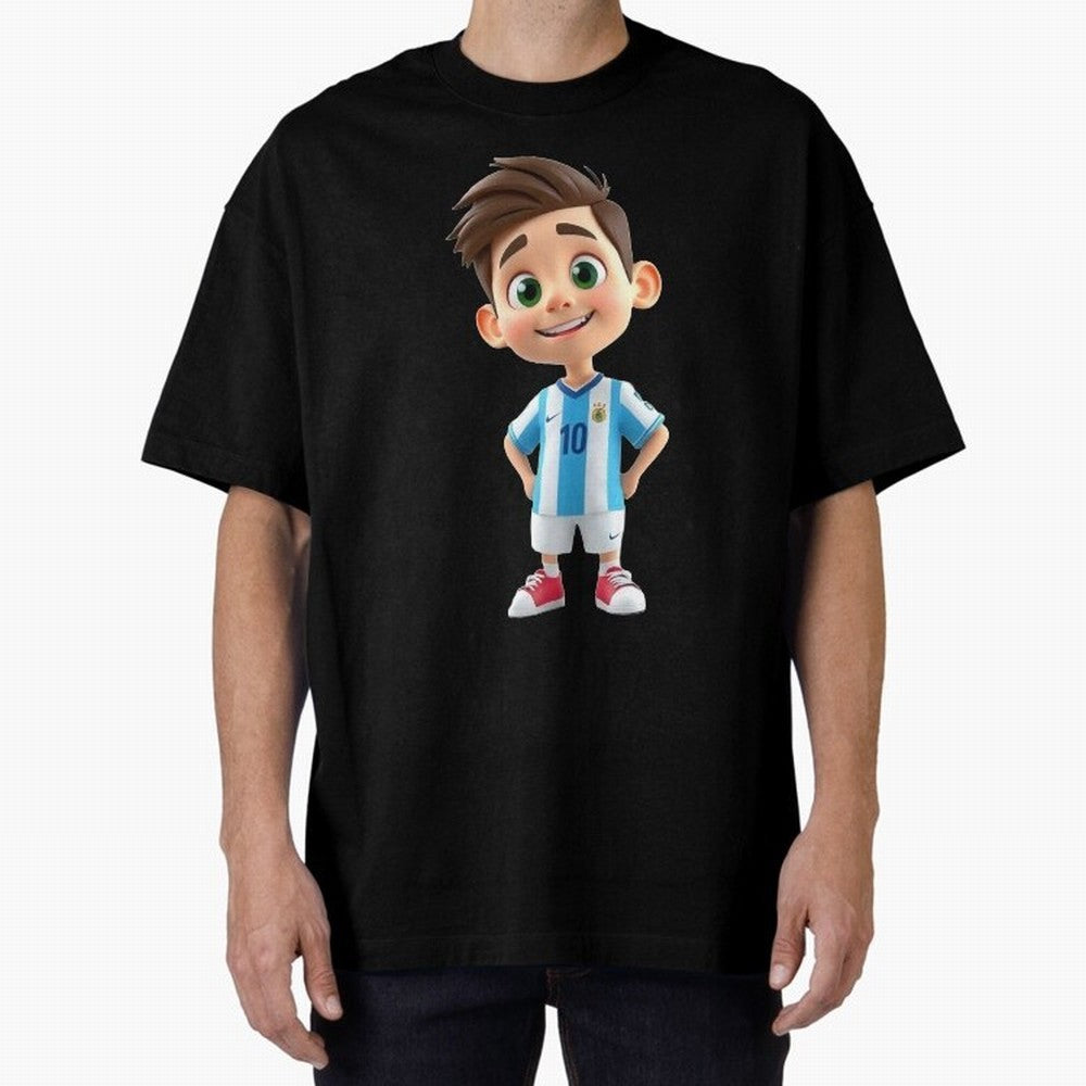 Lionel Messi Cartoon Classic T-Shirt Mark FIFA World Cup 2026 USA Canada Mexico for Fans of Messi, Neymar and Mbappe and Brazil, Bringing Supporter Pride, Iconic Celebrations, Legendary Names and Global Match Day Energy; Perfect for Fans,
