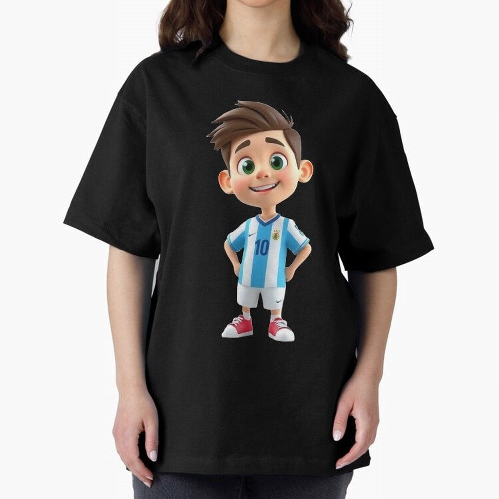 Lionel Messi Cartoon Classic T-Shirt Mark FIFA World Cup 2026 USA Canada Mexico for Fans of Messi, Neymar and Mbappe and Brazil, Bringing Supporter Pride, Iconic Celebrations, Legendary Names and Global Match Day Energy; Perfect for Fans,