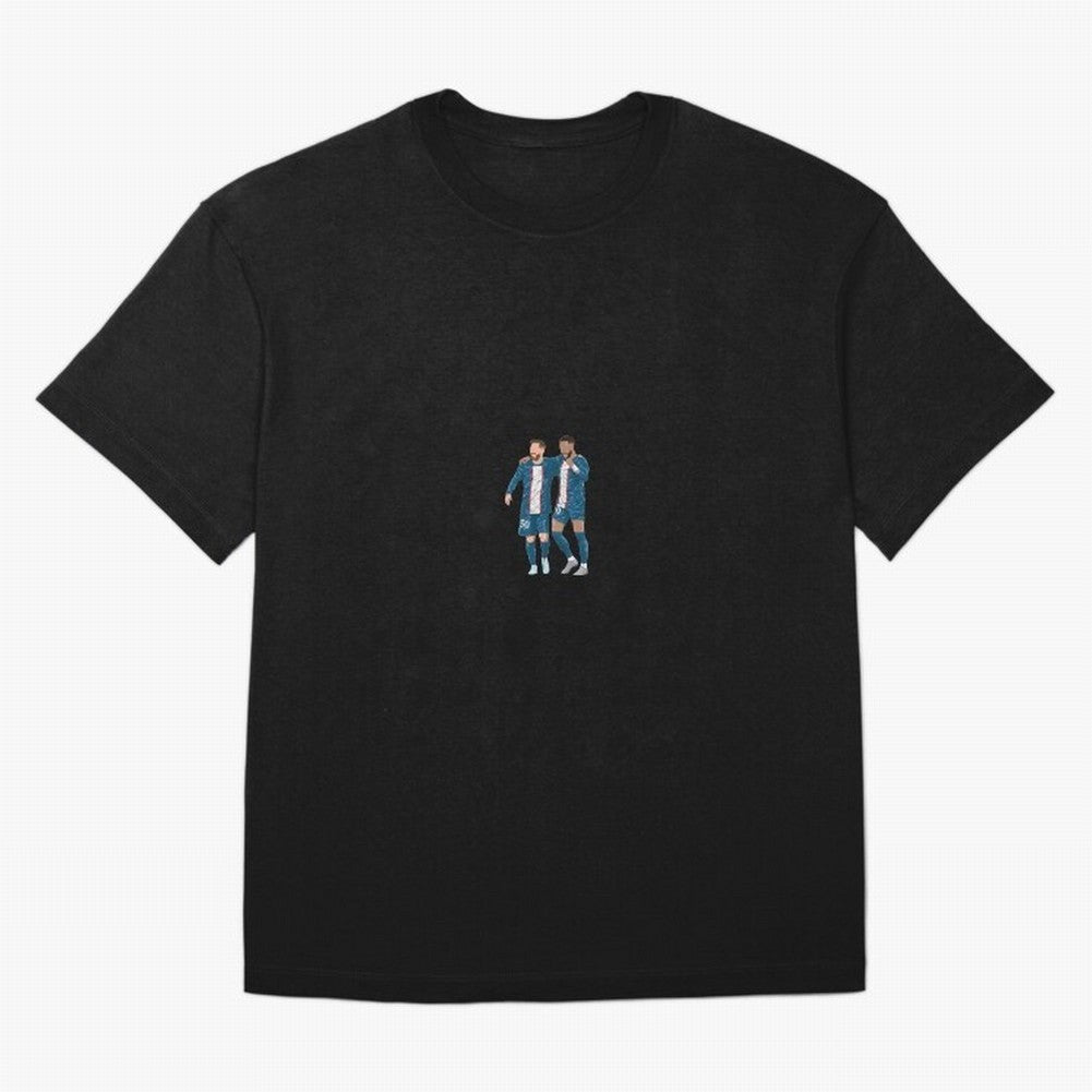 Lionel Messi and Neymar JR Minimalist Classic T-Shirt Show Fan Pride Across FIFA World Cup 2026 for Fans of Neymar and Netherlands, Bringing Fan Favorite Moments, National Team Passion, Big Match Drama and Soccer History; Ideal for Passionate Fans