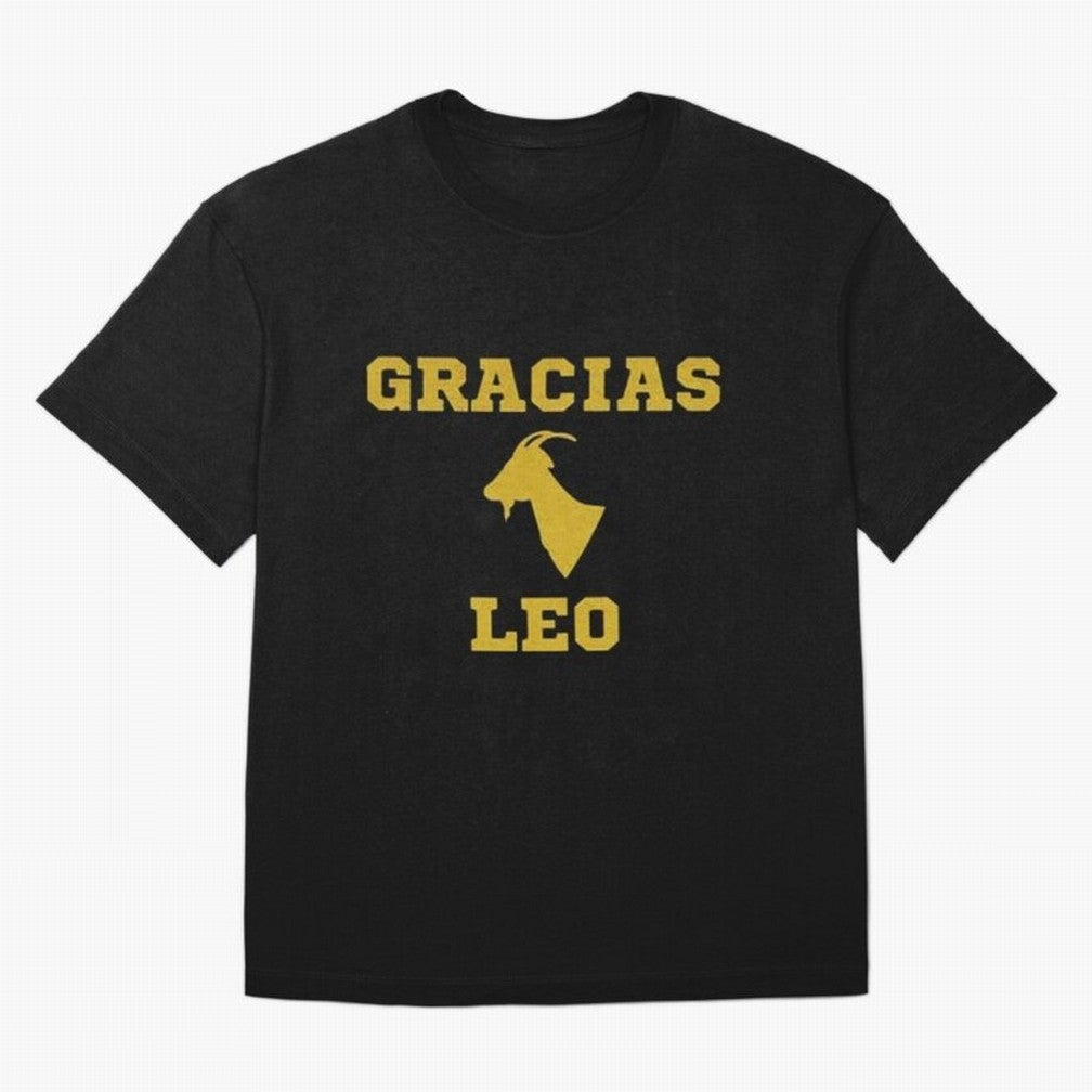 Gracias Leo| Perfect Gift For you and friends Classic T-Shirt Show Love for Legendary Goals in Global Football Passion for FIFA World Cup 2026 USA Canada Mexico, Centered on CR7, France, Vintage Soccer Flavor, Modern Football Stars, National Flags