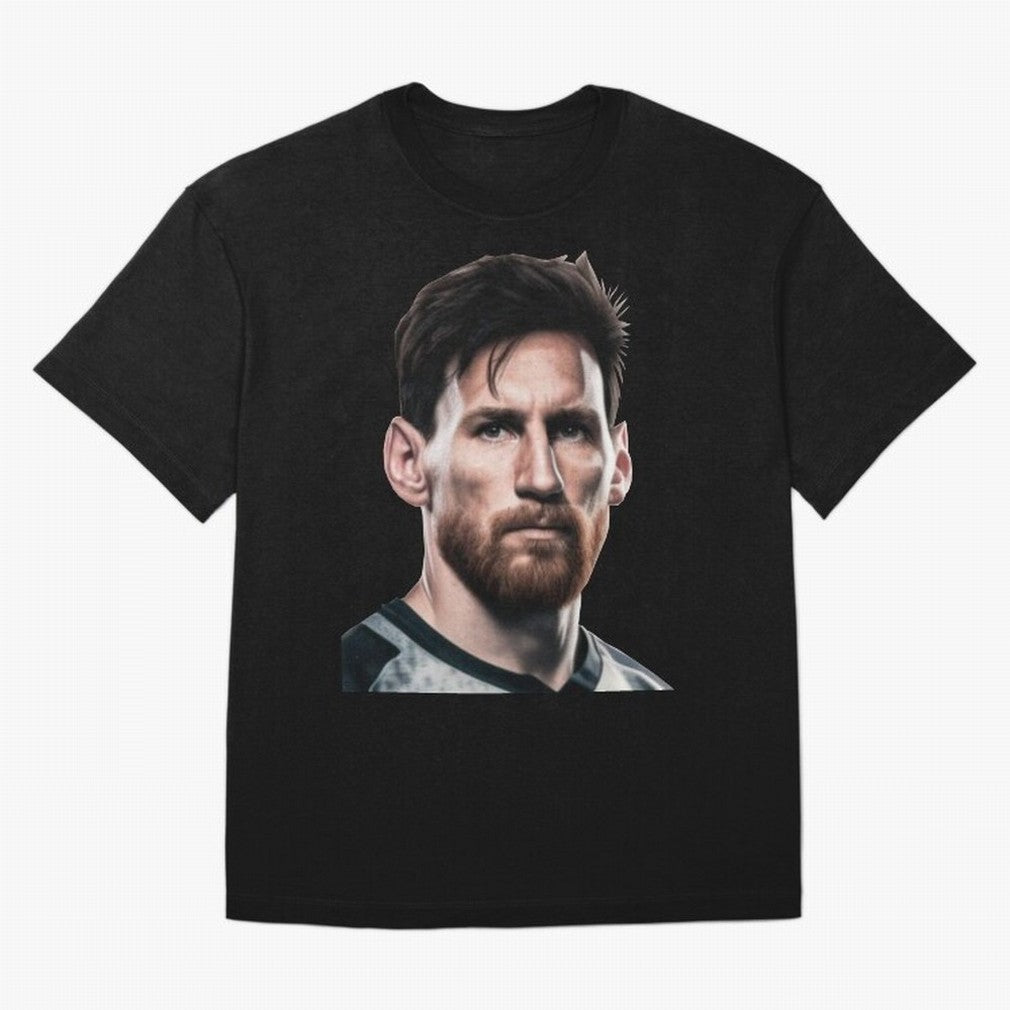 Lionel Messi Oversized T-Shirt Celebrate the Road through FIFA World Cup 2026 Group Stage Spirit, Inspired by Spain and Netherlands, Haaland and Mbappe, Sports Nostalgia, International Competition, Famous Players and Unforgettable Victories;