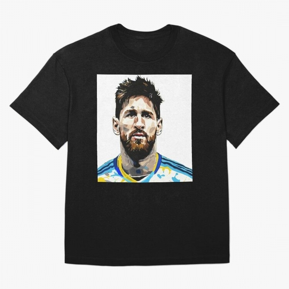Lionel Messi Oversized T-Shirt Stand with FIFA World Cup 2026 Spirit, Capturing England, France and Netherlands, Messi, CR7 and Mbappe, Match Day Excitement, Supporter Culture, Golden Goals and Global Football Passion; Ideal for Football Dads,