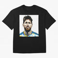 Lionel Messi Oversized T-Shirt Stand with FIFA World Cup 2026 Spirit, Capturing England, France and Netherlands, Messi, CR7 and Mbappe, Match Day Excitement, Supporter Culture, Golden Goals and Global Football Passion; Ideal for Football Dads,