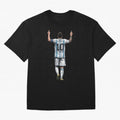 Lionel Messi Classic T-Shirt Stand Proud for Match Day Hype around FIFA World Cup 2026, Neymar, Haaland and Cristiano Ronaldo, France, Football History, Final Match Energy, Crowd Noise and Once in a Lifetime Moments; Great for Watch Parties, Sports