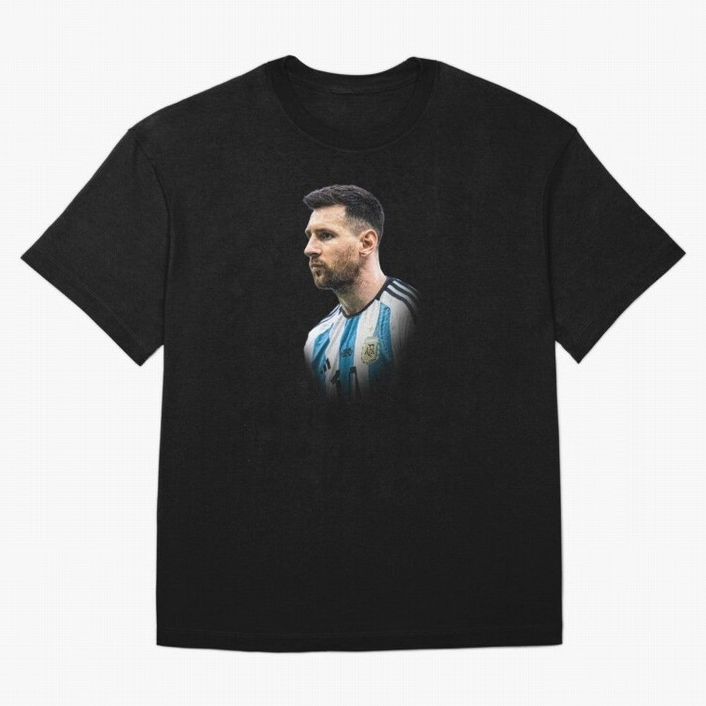 Lionel Messi Oversized T-Shirt Follow the Final Road of FIFA World Cup 2026 USA Canada Mexico Highlighting Mbappe and Neymar, England Energy, Goal Celebration Energy, Supporter Heritage, Football Icons and Worldwide Tournament Joy; Ideal for