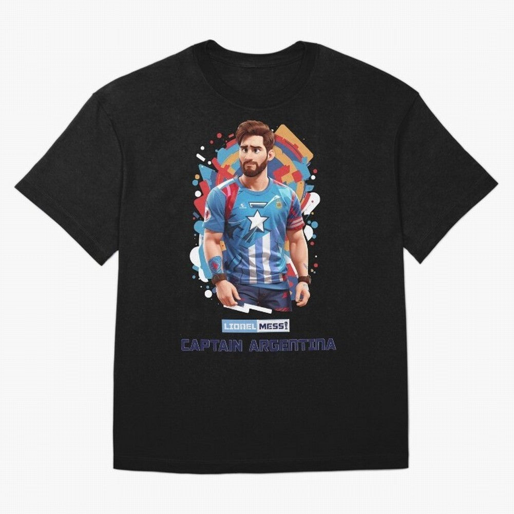 Lionel Messi Captain Argentina Oversized T-Shirt Celebrate Unforgettable Nights in the FIFA World Cup 2026 Group Stage Journey through Cristiano Ronaldo, Haaland and CR7 Highlights, Germany Pride, Game Day Rituals, Football Legends, Country Pride